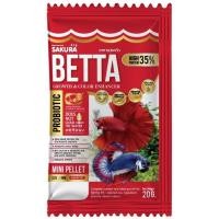 ราคา อาหารปลาSakura betta gold อาหารปลาซากุระ อาหารปลากัด ขนาด 20 g (21391545906)