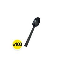 ราคา aro ช้อนพลาสติกญี่ปุ่น PS ตราเอโร่ ขนาด 6 นิ้ว สีดำ แพ็ค 100 ชิ้น (29050711076)