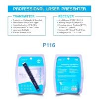 ราคา Laser Pointer OKER P-116 เลเซอร์ พ้อยเตอร์ รีโมท พอยเตอร์ 2.4GHz Wireless Remote Control Presentation Presenter (23637727537)