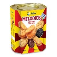 ราคา Julie’s assorted biscuits คุกกี้จูลี่ส์แบบสอดไส้ กระป๋องเหล็ก(660g.) (24640456645)
