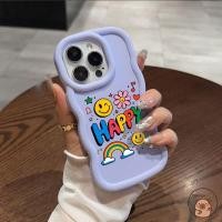 ราคา สําหรับOPPO A60 A40 A40M A3 A3X A18 A38 A98 A79 A78 A76 A96 A58 A57 A57S A57E 2022 เคสโทรศัพท์Waveสีสัน Happy Smiling Face Smile Rainbowดอกไม้น่ารักการ์ตูนปลอกนุ่ม (46803834478)