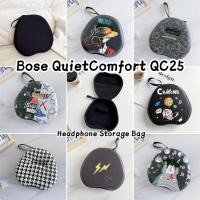 ราคา imamura สําหรับ Bose QuietComfort QC25 เคสหูฟังแฟชั่นการ์ตูนชุดหูฟังกระเป๋าเก็บ EVA แผ่นรองหูฟังปลอกกล่อง (51904586035)