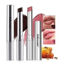 ราคา 2Pcs Honey Lipstick Tinted Lip Balm, Black and Pink Lipstick, Hydrating Natural Glossy Lip Balm, Sheer Lightweight Color, Moisturizing Lip Makeup Lip Care Balm for Repairing Dry Lips (47604051081)