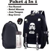 ราคา พรีเมี่ยม!! กระเป๋าเป้นักเรียนชายแฟชั่นเกาหลีพร้อมภาพไอคอน STAR WARS (47702665034)