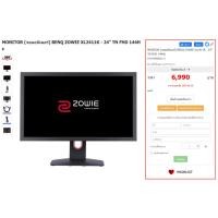 ราคา MONITOR (จอมอนิเตอร์) BENQ ZOWIE XL2411K - 24" TN FHD 144Hz (23675365747)