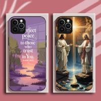 ราคา Christian Bible Verse พระเจ้าพระเยซูสําหรับ Huawei Nova 2i 3e 4 7 9 10 11 12 13 14 15Ultra Y6 7 8 9 กระจกนิรภัยซิลิโคนอ่อนนุ่ม BlackA03A (53954479698)