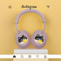 ราคา เหมาะสําหรับ Sony/Sony WH-1000XM5/6 ชุดหูฟังตัดเสียงรบกวนบลูทูธเคสซิลิโคนรุ่น Q น่ารักการ์ตูนเล็กๆ WH-1000XM4/3 แนวนอนหัว Beam นุ่มหูหมวกเปลี่ยน Soft Case (56504414901)