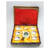 ราคา ชุดชา7ชิ้น งานปั้นมือ จากมณฑล เจ้อเจี้ยง ประเทศจีน ลายดอกทานตะวัน (1327308064)