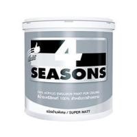 ราคา TOA สีทาฝ้า 4 Seasons สีทาเพดาน ชนิดด้านพิเศษ ขนาด 3.7 ลิตร A7000 (สีขาว) / A8000 (สีควันบุหรี่) (5984586644)