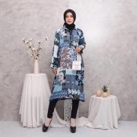 ราคา POMPOM TUNIC - MAXMARA JUMBO XXL คุกเข่า BUMIL BUSUI LD110 BATIK MOTIF HOMEY MUSLIM ADEM COLLAR (23755085147)