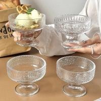 ราคา แก้วใสแก้วขนมหวานส ถ้วยไอศครีม แก้วไอติม แก้วไฮโซ มินิมอล เนื้อแก้วใสและหนา ทนทาน แข็งแรง ใส่พุดดิ้ง ใส่ผลไม้และขนม (50403358132)