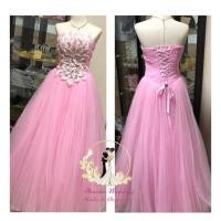 ราคา ชุดราตรี/ชุดออกงาน/ชุดถ่ายพรี มือสองสภาพดีมาก สีชมพู (7500253260)