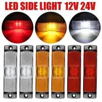 ราคา 4 ไฟ LED ด้านข้าง 12V 24V ไฟใบอนุญาตกว้างระบุคําเตือนการชนตําแหน่งด้านหลังสําหรับ Lorry Trail Pickup รถ (52151276845)