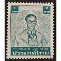 ราคา [แสตมป์ไปรษณีย์ไทย ยังไม่ใช้] แสตมป์พระรูป ร. 9 ชุด 7 หน้าดวง 1 บาท (28875104900)