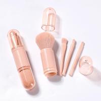 ราคา Make Up Brush แปรงเครื่องสําอางแบบพกพา Travel Make Up Brush 4 in 1 Make Up Brush Set แปรงหลอดชุด 4 Y1855 (26233658845)
