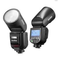 ราคา GODOX V1 PRO S 2.4G กล้องไร้สายแฟลช 1/8000s HSS 1.3s รีไซเคิลเวลา M/TTL แฟลชโหมด 10 ระดับปรับความสว่างรองรับ Type-c Powered w Came423 Flash Light (24544471696)