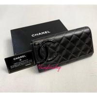 ราคา Chanel Cambon Long Wallet Black มือสองสภาพใช้งาน (25434283179)