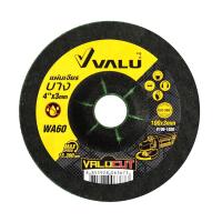 ราคา แผ่นเจียรบางสีเขียว ใบเจียร วาลู ยกกล่อง 25 ใบ 4 นิ้ว หนา 3 มม. รูกลาง 16 มม. ใบเจียร WA60 (20732305747)