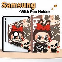 ราคา 360°หมุน เคสฝาพับ ซัมซุง Tab case For เคส Samsung Galaxy Tab S7 S8 S9 S6 lite S10+ S7FE S9FE S9FE+ A8 A9 A9+ Galaxy Tab S8+ S9+ S7+ A7 lite Right pen LABUBU Samsung Case เคส Galaxy (25337649171)