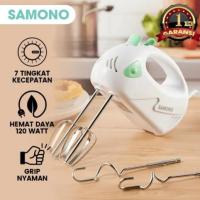 ราคา Samono Hand Mixer SW-HM120 เครื่องตีไข่และแป้งความเร็ว 7 สปีด 120W (52100976335)