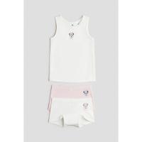 ราคา H&M(เอชแอนด์เอ็ม) ชุดคอตตอน 3 ชิ้น Girls 3-piece cotton set 1300981_1 (50150767829)