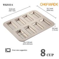 ราคา Chefmade Financier 8 หลุม non stick 32.7*25.8*1.5 cm WK9324 (22352955974)