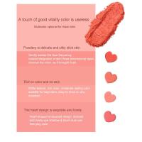 ราคา |QING|Student Rouge Blush Plate Nude Makeup Repair Color Monochrome Love Blush (46551667573)