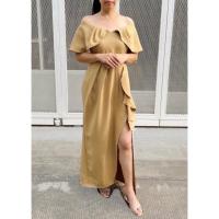 ราคา เสื้อผ้าคนอ้วน ชุดราตรีคนอ้วน ชุดราตรียาวไซส์ใหญ่ เดรสยาว ชุดออกงานกลางคืน (44053679678)