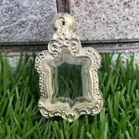 ราคา กรอบเต่าเล็ก กรอบพญาเต่าเรือน กรอบเงินแท้ 80% หลวงปู่หลิว (7116041460)