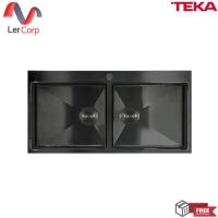 ราคา (Teka) ซิงค์ฝัง 2 หลุม TQ 2B PVD BLACK ฟรี ก๊อกน้ำเย็น (28834439940)