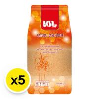 ราคา เคเอสแอล น้ำตาลทรายธรรมชาติ 1กก. (5ถุง) (24247490212)