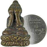 ราคา ปิดตาสายใต้+ฐานบัวสองชั้น หล่อตัดช่อเนื้อโลหะผสม เก่าไม่ทราบวัดหรือปีสร้าง (9911569323)