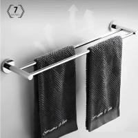 ราคา ราวแขวนผ้า สแตนเลส แบบเจาะผนัง ราวคู่ 60 ซม.(รหัส3624) (27409011111)