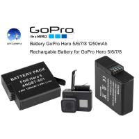 ราคา แบตเตอรี่ กล้อง AHDBT-501 / 601 / 701 / 801 GoPro Hero 5/6/7 1250mAh Rechargeable Battery for GoPro Hero 5/6/7/8 (7604368658)