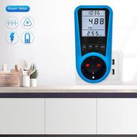 ราคา วัตต์แอมป์มิเตอร์ V50HzAC230 AC Time Counter พลังงานไฟฟ้า Digital Electric Energy Meter Power Meter MYQC (56402415120)