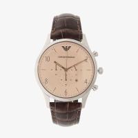 ราคา Emporio Armani นาฬิกาข้อมือผู้ชาย Classic Cream Dial Brown รุ่น AR1878 (7135956178)
