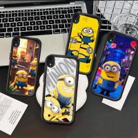 ราคา น่ารัก Minions Liquid HD Hp ปลอกชุบใสสําหรับ iPhone XS 8 7 6 X XR Max Plus Soft Silicone Shell Soft Case Casing (28343082184)