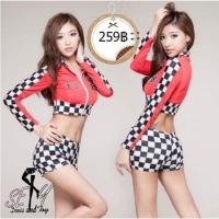 ราคา ชุดนักแข่ง เสื้อกางเกง (38442547)