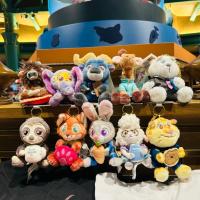 ราคา Shanghai Disney Crazy Animal City Judy Nick Leopard Police Officer Lightning Plush Toy Key Ring Pendant (44451733171)