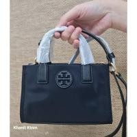 ราคา ‼️Sales‼️กระเป๋าสะพาย Tory Burch Ella Nylon Mini Tote Crossbody Bag สีกรมท่า Navy✅️สินค้าของแท้100% จากUSA (25063113680)