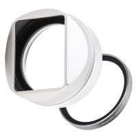 ราคา [Rococo1-TH] PRO TALE Square Metal Lens Hood Replacement สําหรับ Fujifilm Fuji X100VI อุปกรณ์เสริมสําหรับกล้องการติดตั้งแม่เหล็ก (54504507205)