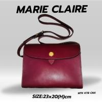 ราคา กระเป๋าสะพายMarie claireแท้มือสองญี่ปุ่น หนังแท้ (27832519750)