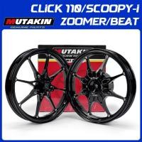 ราคา MUTAKIN ล้อแม็ก M435 RIM ล้อแม็กคลิก สำหรับHONDA CLICK110 SCOOPY MOOVE SCOOPY-I BEAT ZOOMER Airblade ICON 1.85*2.15-14 (43257310708)