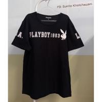ราคา เสื้อยืด Playboy ของแท้ (ชาย)(มือ2) (48501408248)