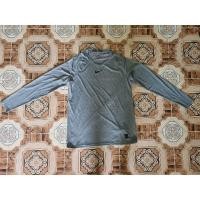 ราคา เสื้อกีฬาแขนยาว Nike pro dri-fit สีเทา มือสอง ไซด์ M (24528783504)
