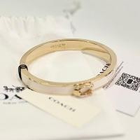 ราคา กำไล Coach Signature Push Hinged Bangle F67480 (22364558574)