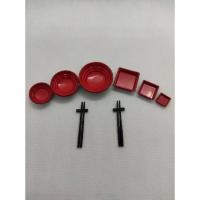 ราคา ชามญี่ปุ่นกลมจิ๋ว จานสี่เหลี่ยมจิ๋ว ของจิ๋ว1ชุด3ใบ (5550387820)