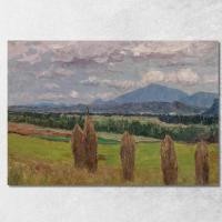 ราคา A Landscape With Sheaves Of Corn Alfred Zoff, azf5 ภาพพิมพ์บนผ้าใบแคนวาส (27577259647)