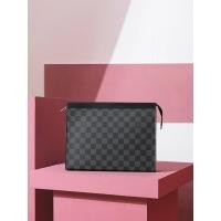 ราคา Clutch louis vuitton pochette voyager สไตล์เช็กเกอร์บอร์ด N41696 (51653055104)