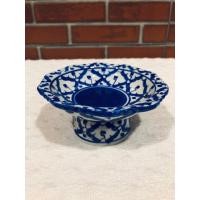 ราคา พานลายคราม พาน 5 นิ้ว พานเซรามิค พานลายสับปะรด เซรามิค พานกระเบื้อง กระเบื้อง ลายคราม ลายไทย พานสวย (4315000162)